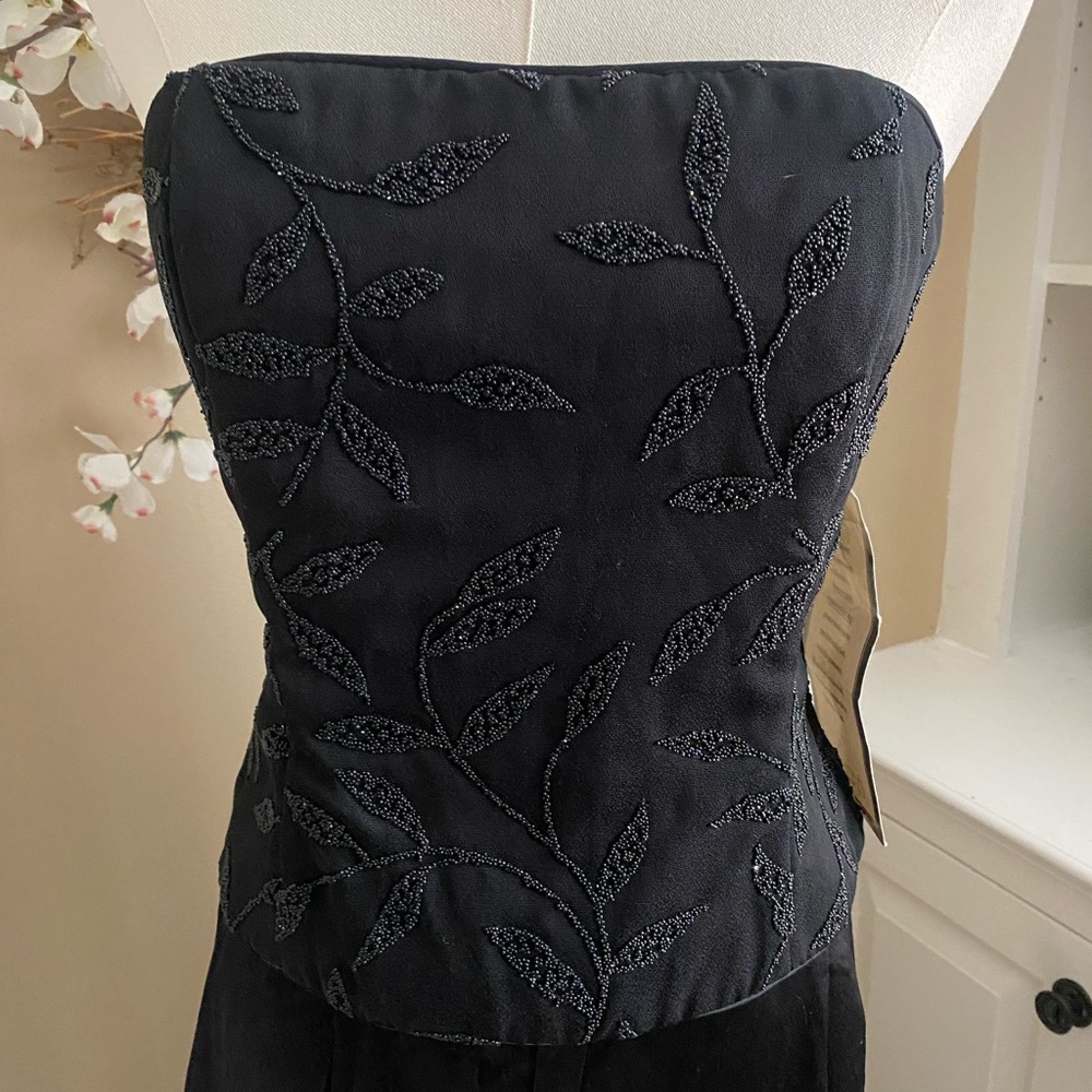 Scott McClintock Vintage Beaded Embellished Bustier Corset Top